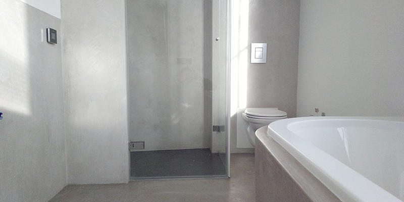 terrastone badkamer